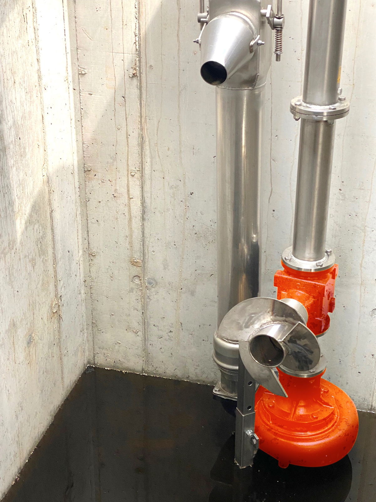 Tauchschneidpumpe ideal in Vorgruben für Biogasanlagen