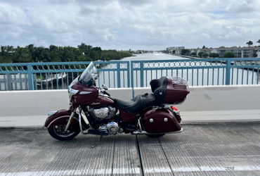 2017 INDIAN ROADMASTER motorcycle for rent near Boynton Beach, FL