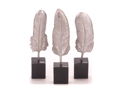 Set of Three Resin Feathers