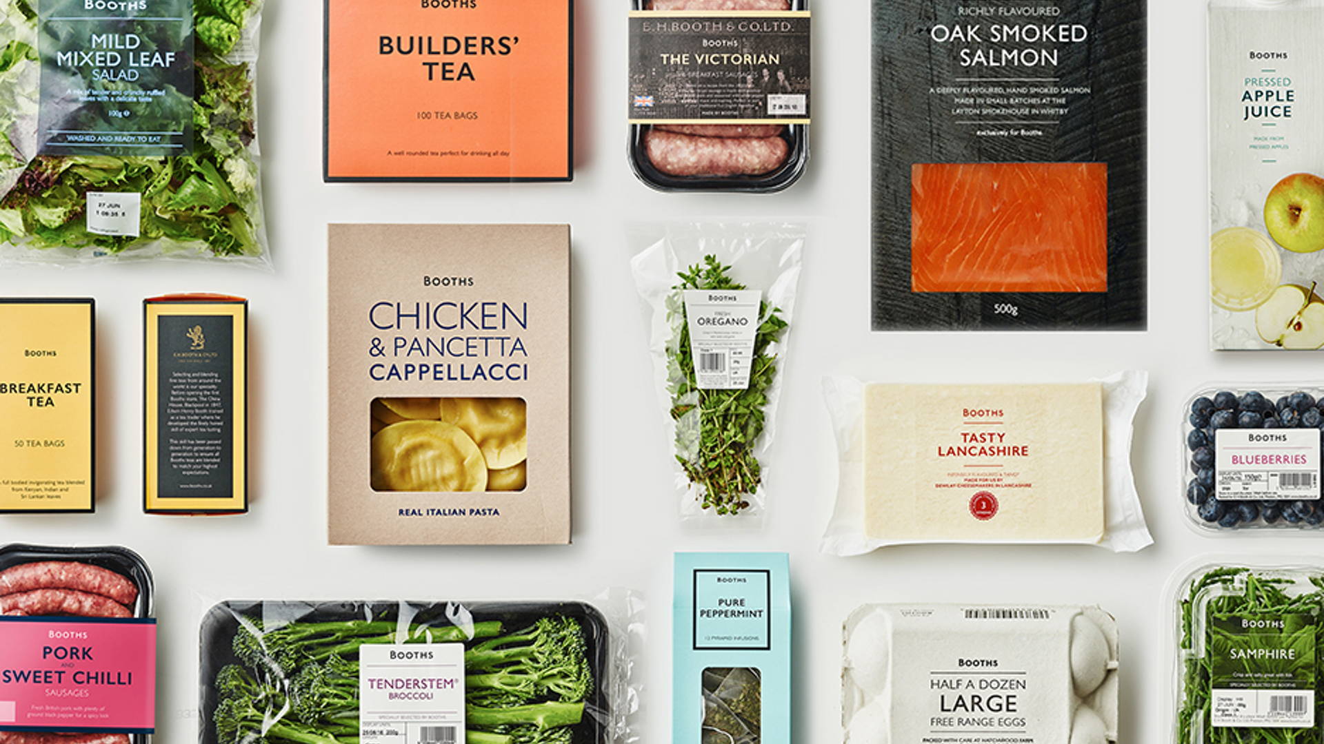 Featured image for Booths Supermarket Packaging Gets a Simple Yet Effect Redesign
