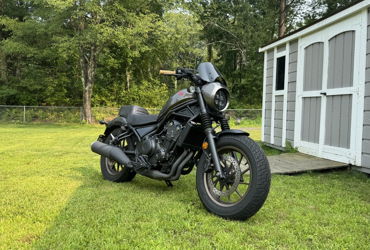 2023 HONDA REBEL 500 ABS SE motorcycle for rent near Ayer, MA
