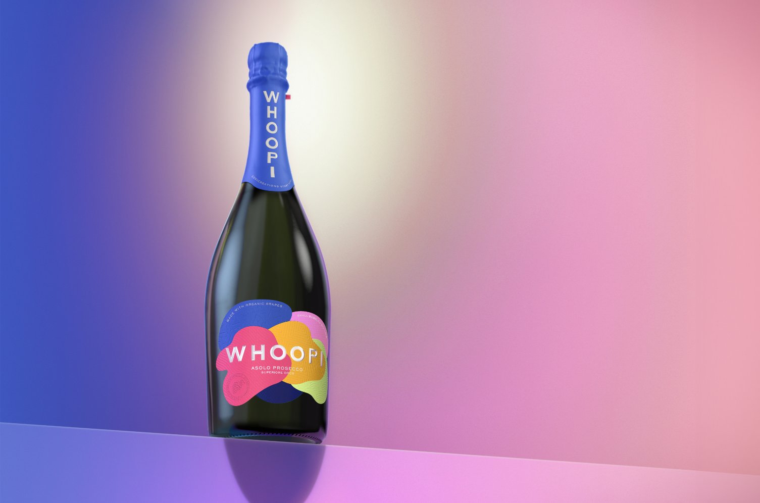 The Only Proper Reaction to This Colorful Prosecco is “Whoopi”