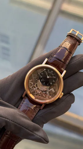 Breguet Tradition Rose Gold Skeletonized Dial Box and Papers 2014