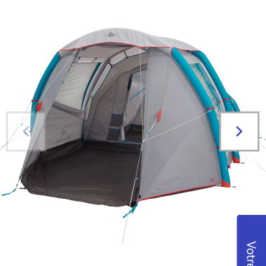 Tente de camping second air neuf +gonfleur + neuf