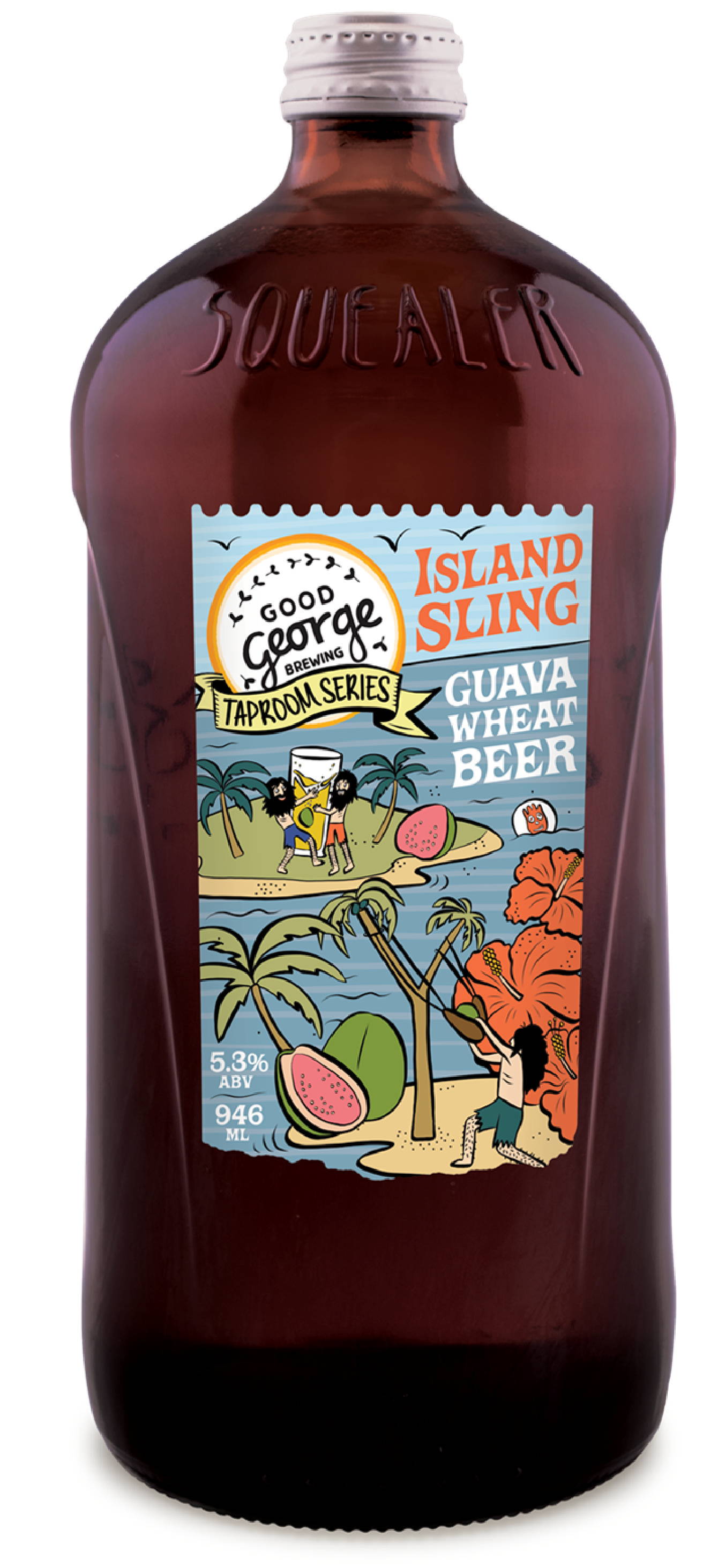 Good George Island Sling Guava Wheat Beer