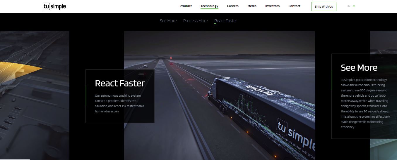 TuSimple product / service
