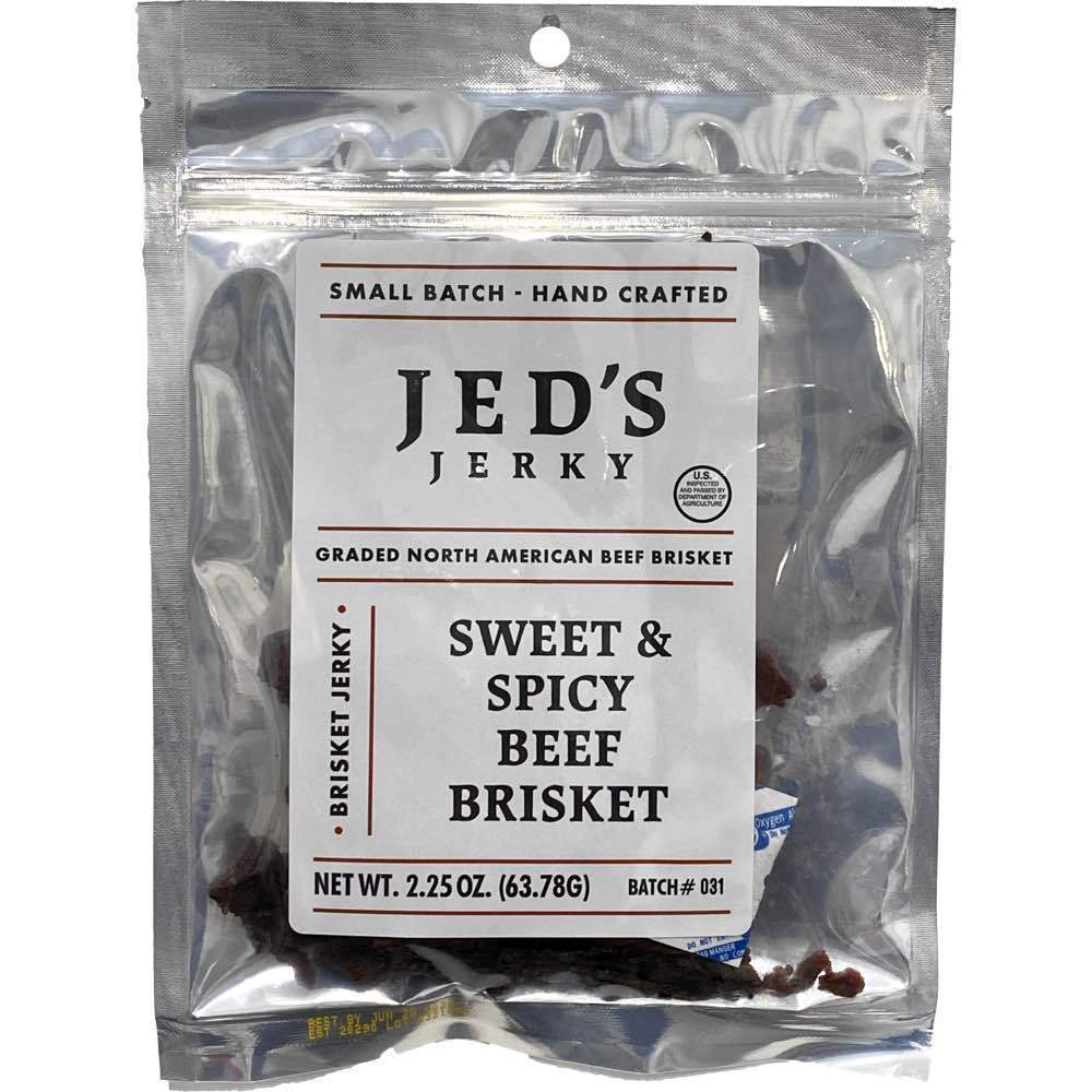 Jed's Sweet & Spicy Brisket Beef Jerky 