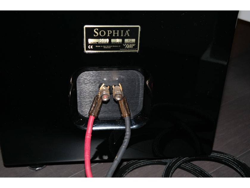 Wilson Audio Sophia mkIII Considered New GLOSS BLACK