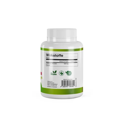 Racine de valériane (Valeriana officinalis) 500 mg 60 gélules