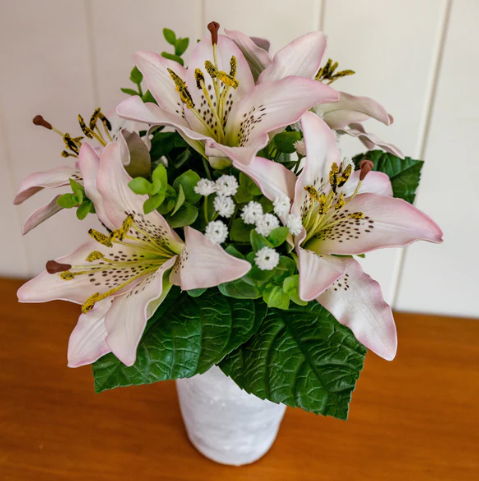 Real Touch Asiatic Lily Bouquet - Realistic Artificial Flowers - Image 3