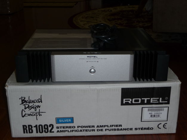 Rotel RB-1092 Power Amplifier 500WPC - 2 Channels - Bi-...