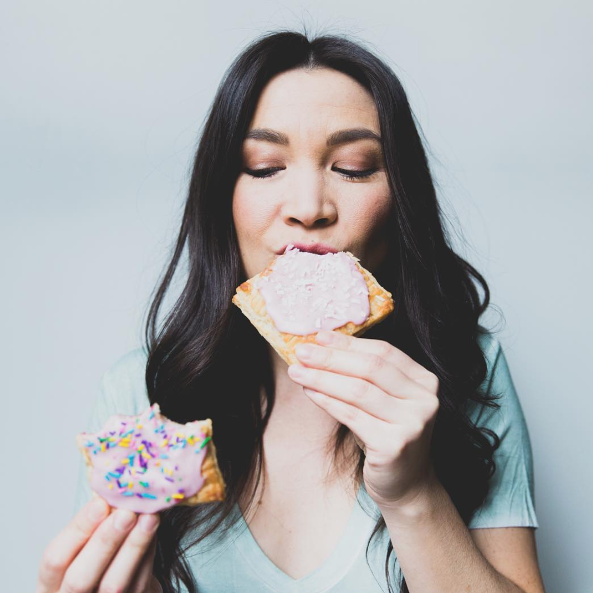 Canadian ex-TV presenter Lauren Toyota creates vegan junk food on her YouTube channel and Blog