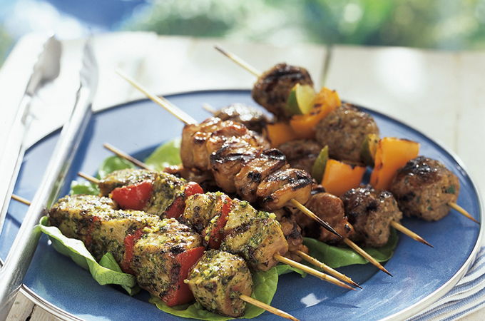 Asian-Style Chicken Skewers