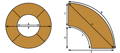 serpentine and crescent table dimensions chart