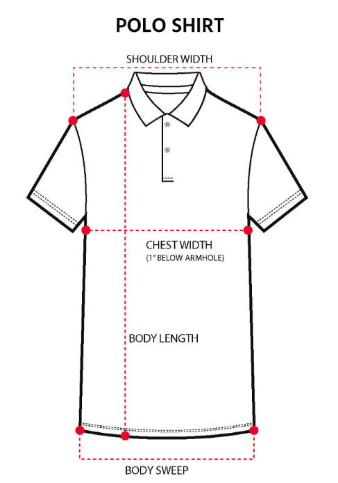 Men's Tops Size Guide – PENSHOPPE