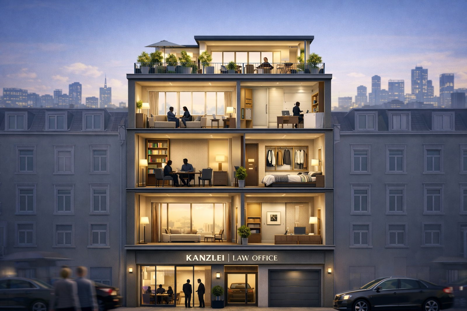 Frankfurt Westend: Prestigious Townhouse for Law Firm and Private ResidenceAn Urban Townhouse for International Lifestyles