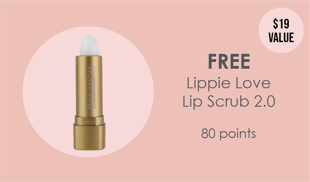 80 Points for a FREE Lippie Lip Scrub 2.0 - Click here to View.