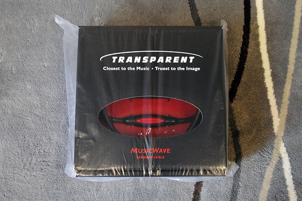 Transparent Audio MW8 Speaker Cables in MM2 Technology