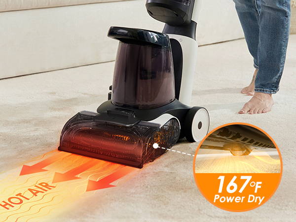 tineco carpet cleaner - rapid power revive carpet cleaner