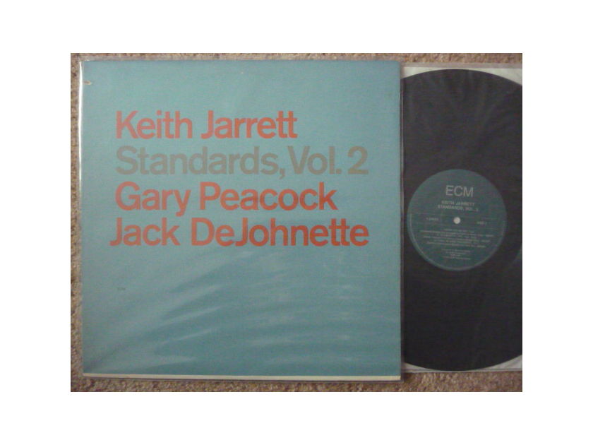 KEITH JARRETT GARY PEACOCT - JACK DEJOHNETTE STANDARD VOL2 ECM LP EXCELLENT LOW