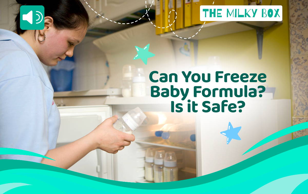 Can you freeze baby formula | The Milky Box