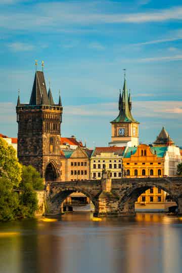 The most famous sights of Prague from the river