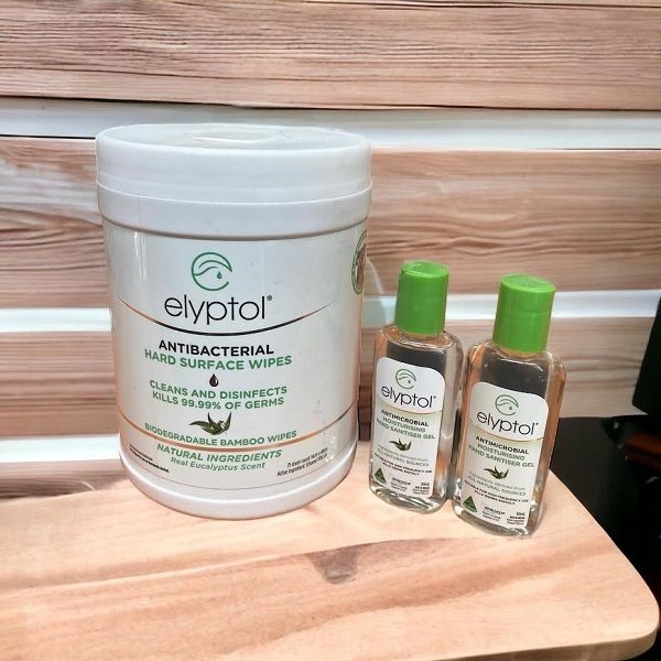 Hand Sanitizer Package - x2 60ml Plus Cleaning Wipes