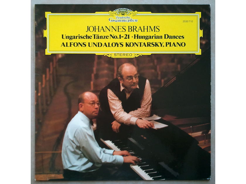 DG/Aloys & Alfons Kontarsky/Brahms - Hungarian Dances Nos. 1-21 / NM