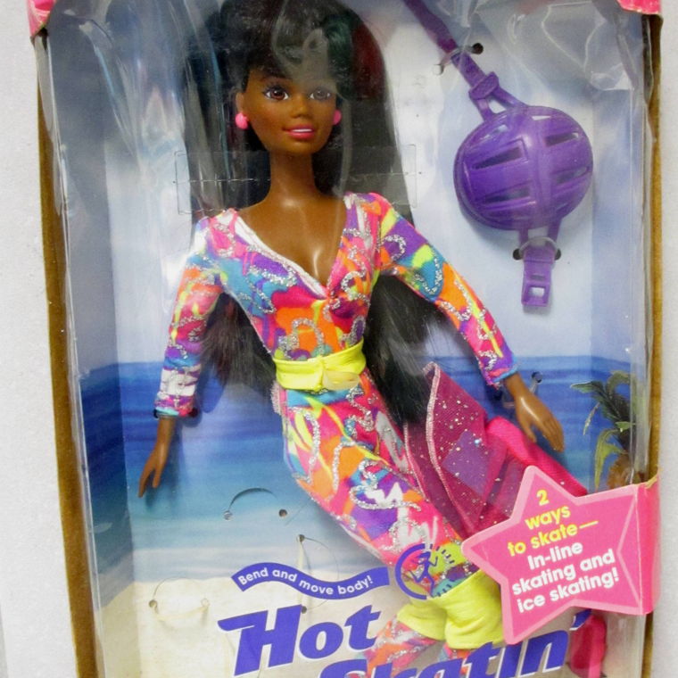 1994 Hot Skatin' Barbie Christie Lila Rollschuhe