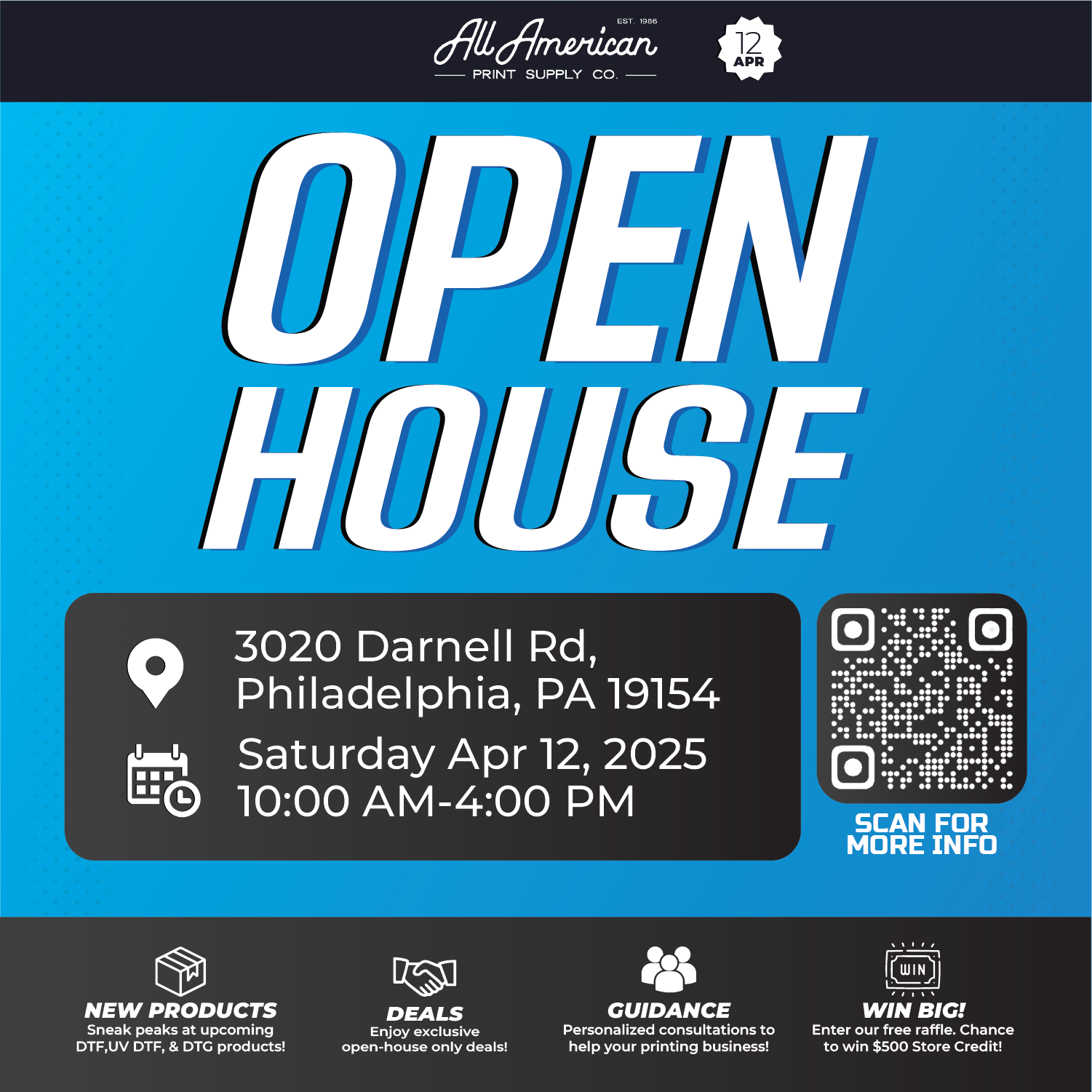 Open House Banner for Canonsburg, PA