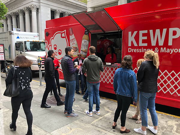 Customers at Kewpie Food Truck