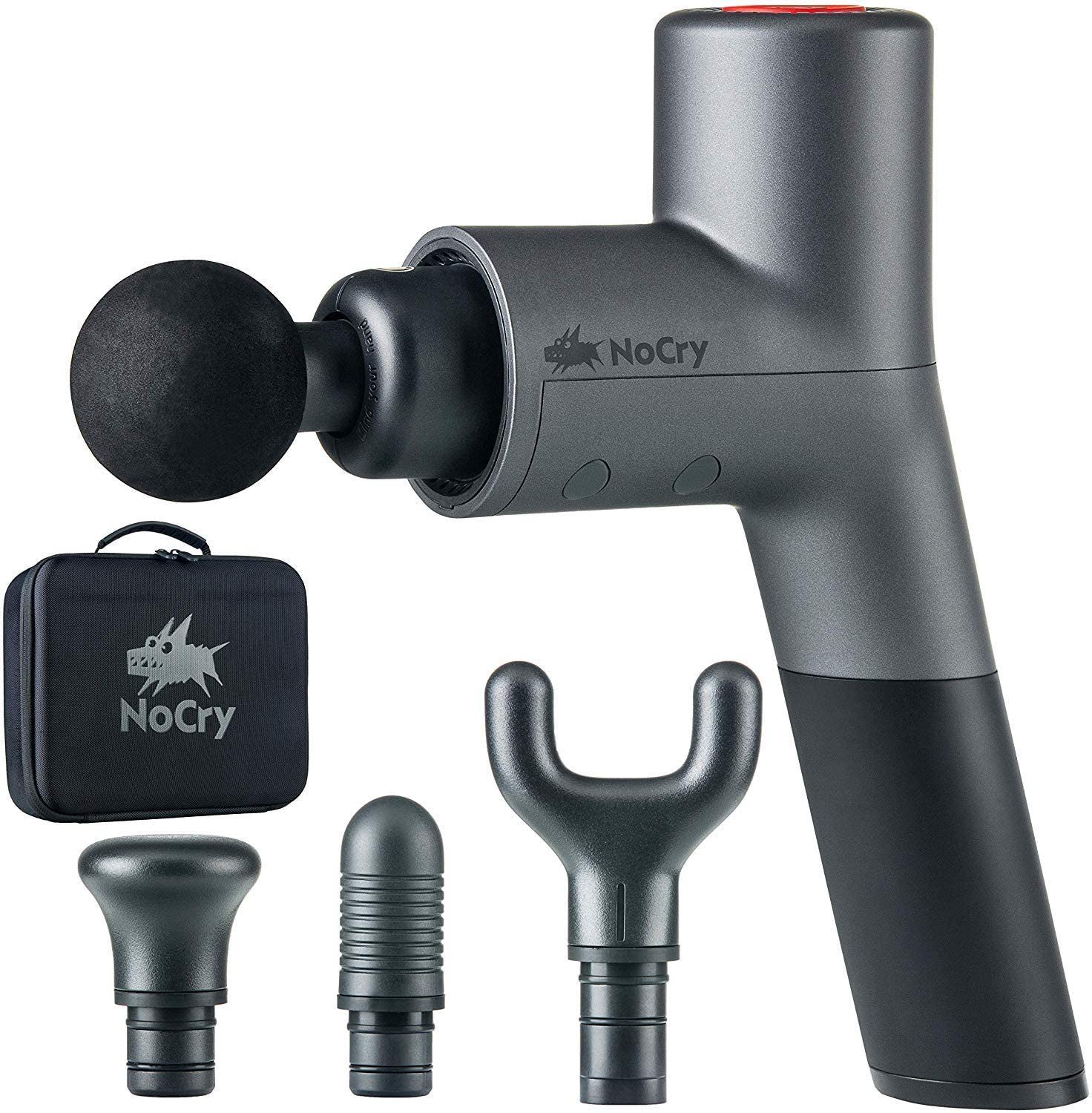 NoCry Cordless vs TOLOCO Massage Gun Slant
