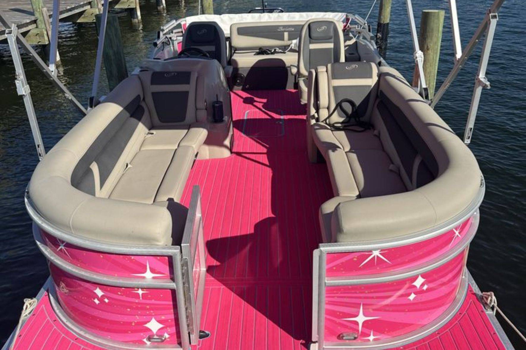 Sally Boat Parties, Destin Florida, Pink Bachelorette Boat