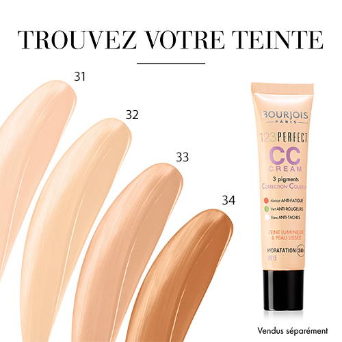 teintes fond de teint couvrant bourjois