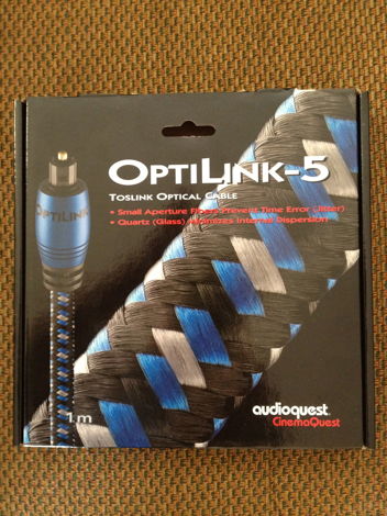 Audioquest Optilink 5 toslink optical cable 1 meter