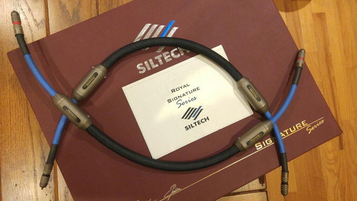 Siltech Princess Royal signature G7 RCA interconnects, ...