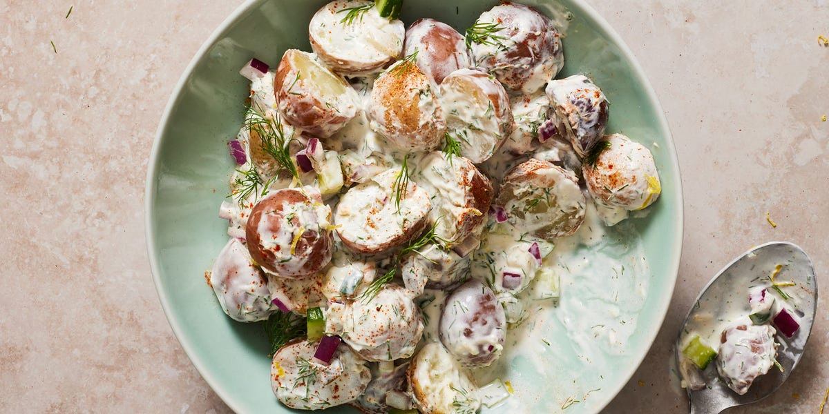 Best Tzatziki Potato Salad Recipe - How To Make Tzatziki Potato Salad