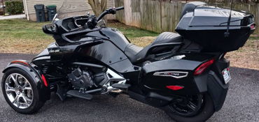 2020 CAN-AM SPYDER F3 LIMITED motorcycle for rent near Stafford, VA