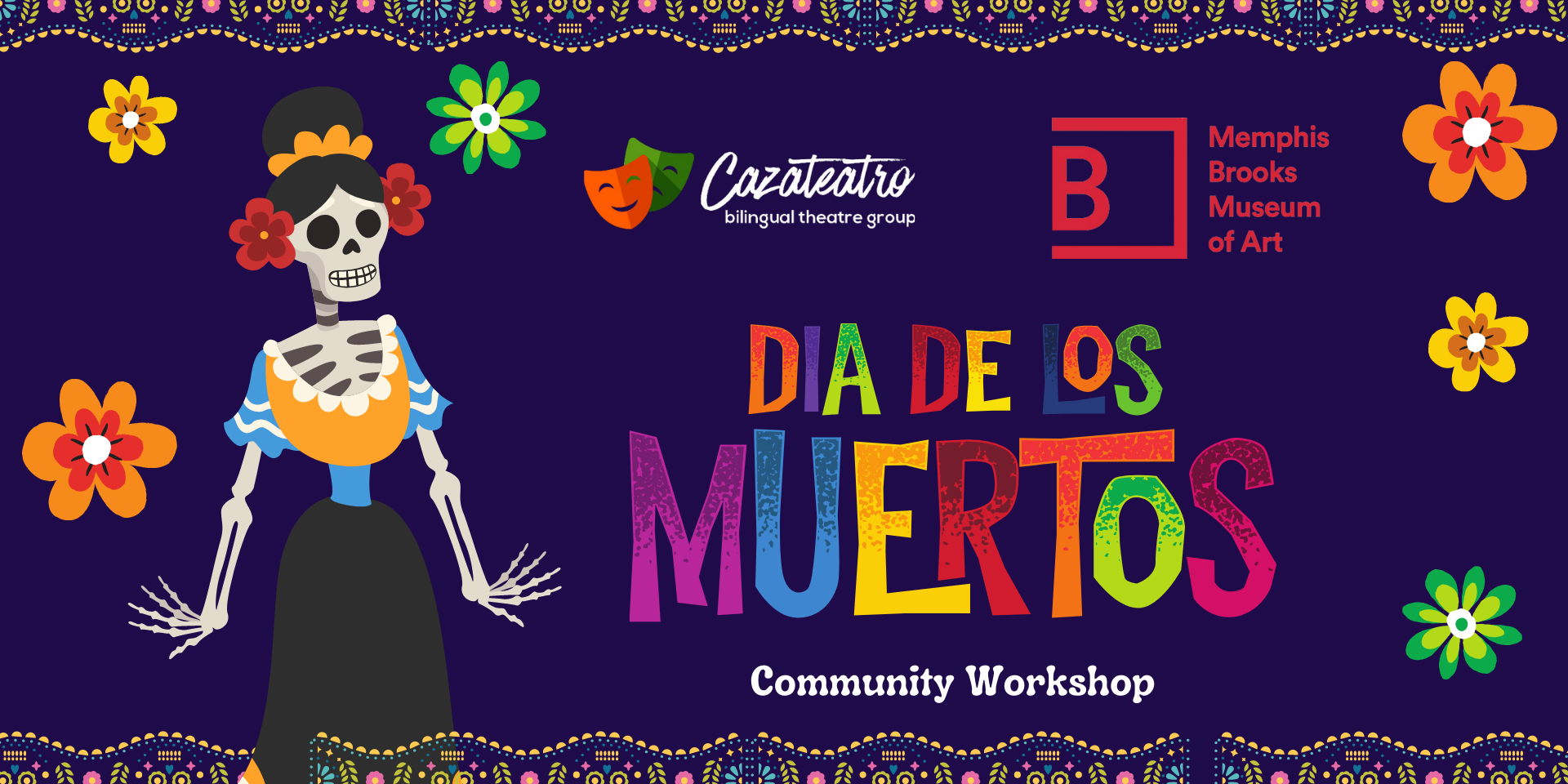 Dia de los Muertos Community Workshop promotional image