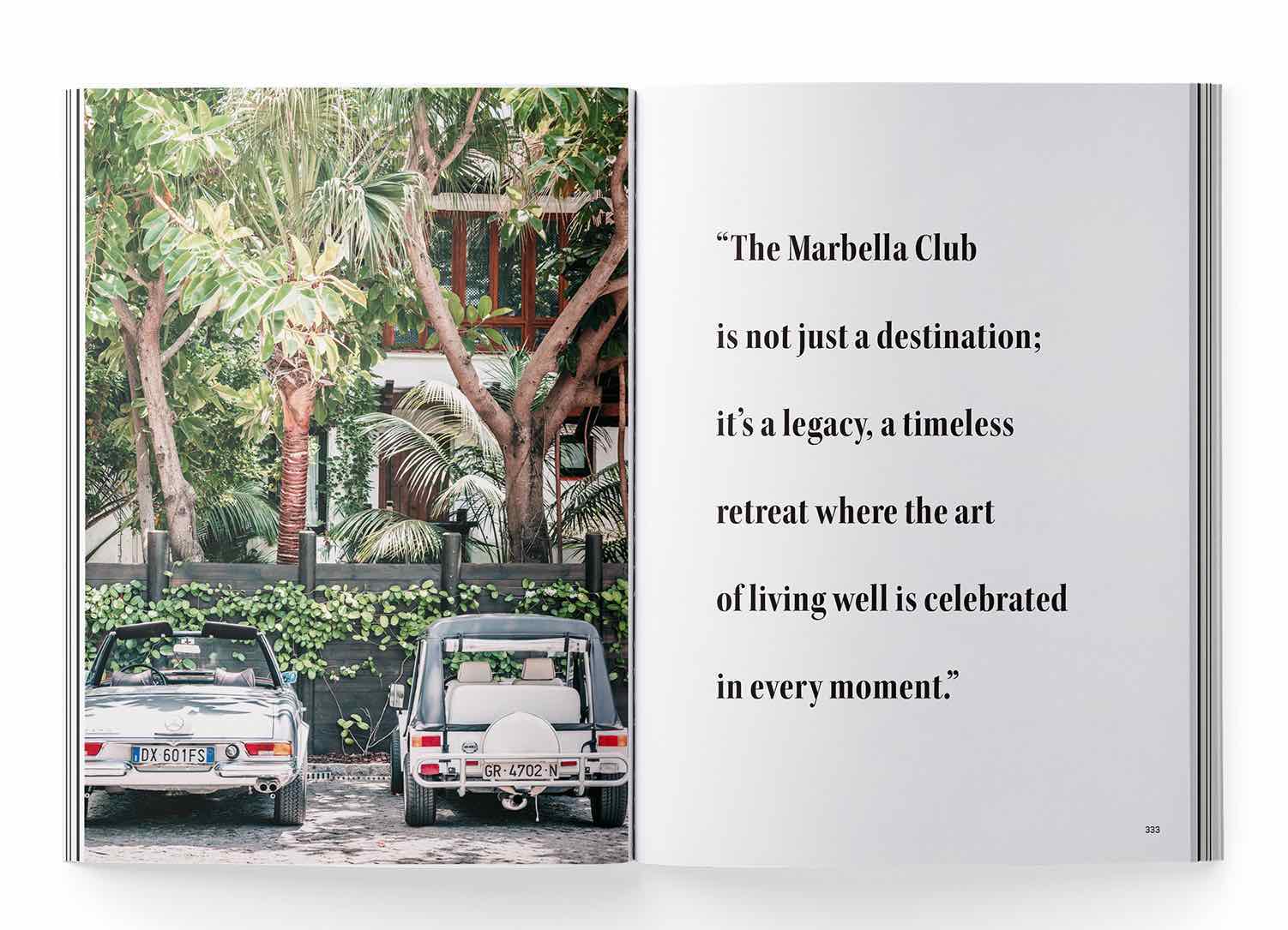 A European Summer Coffee Table Book by Stuart Cantor - A coffee table book with photography across Europe including the Marbella Club in Spain.