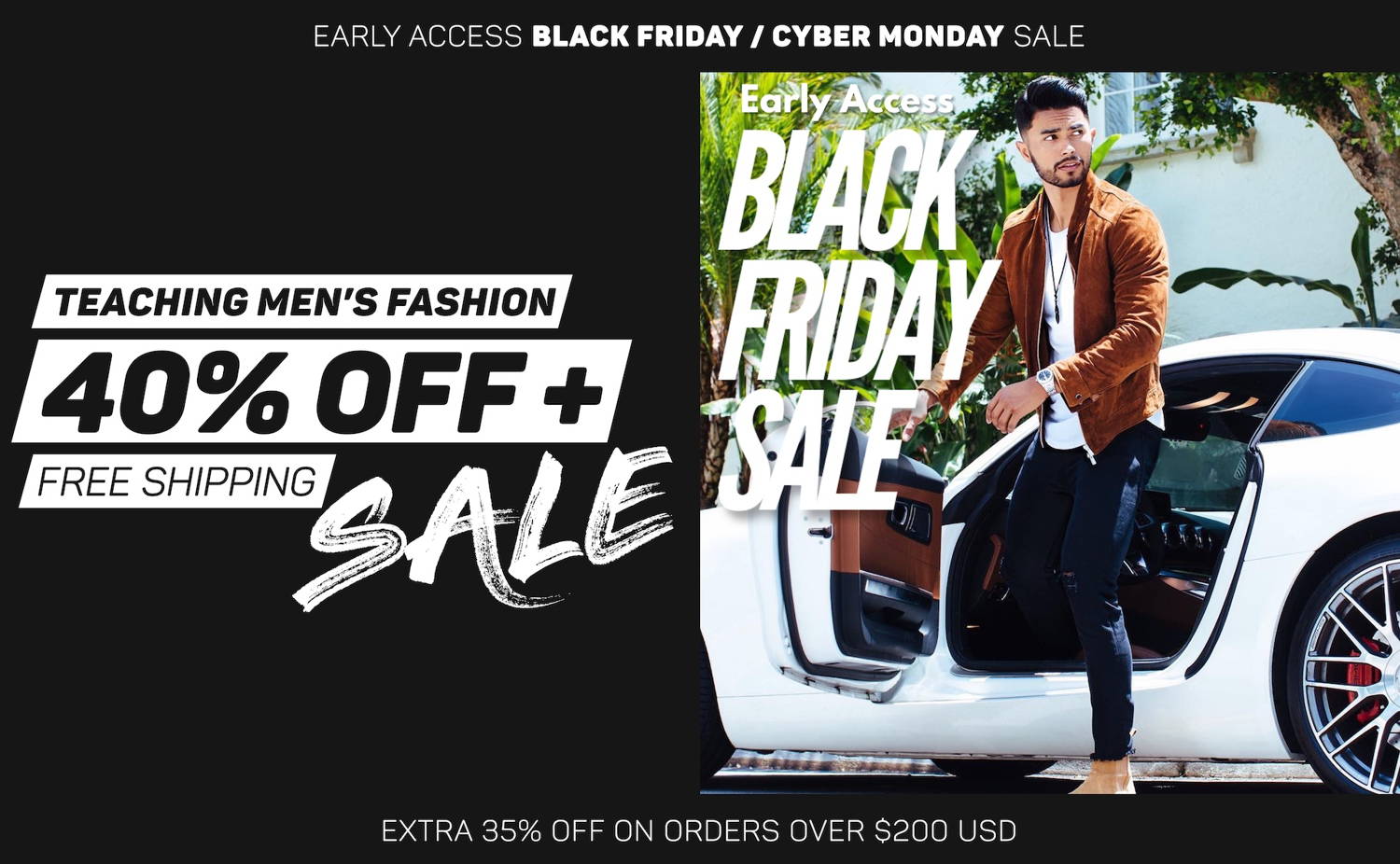 Teaching Mens Fashion RoseGold and Black