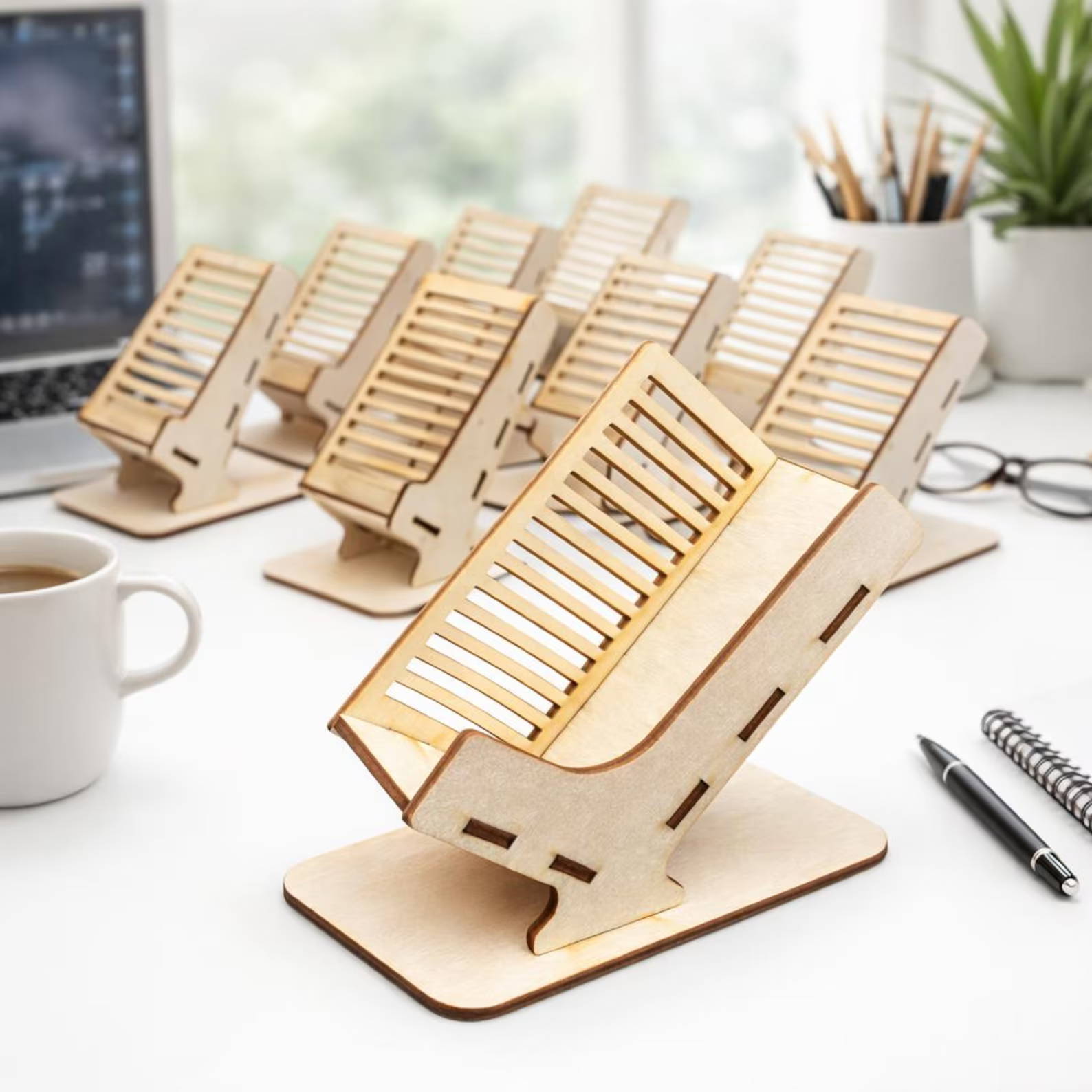 Laser Cut Business Card Holders 003