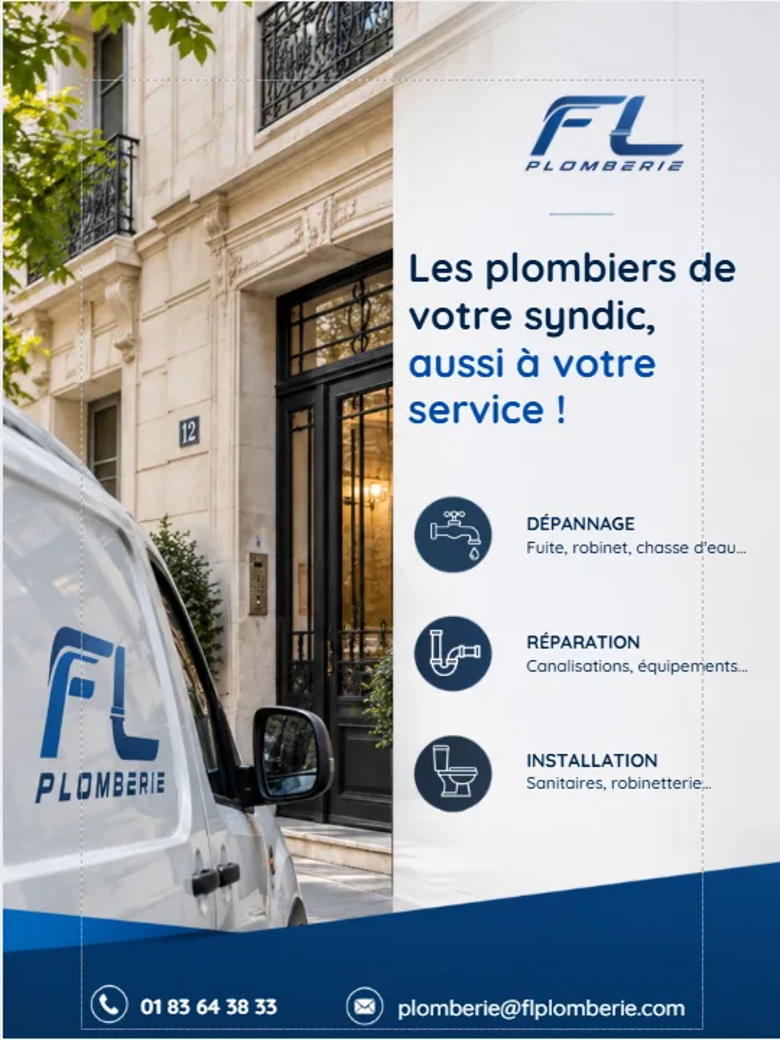 Chantier plomberie CLICHY