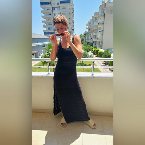 The maxi dress - crochet pattern