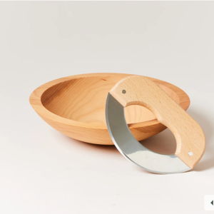 Farmhouse Pottery - Herb Chopping Bowl in Beach