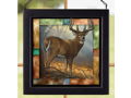 Whitetail Deer Stained Glass Art In Prime by Rosemary Millette