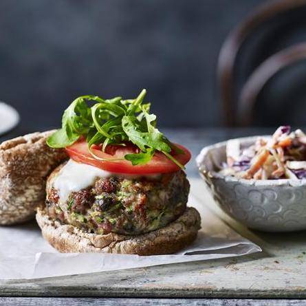 Lean turkey and courgette burgers from Tom Kerridge's new book