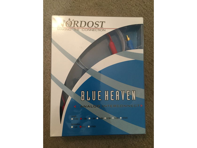 Nordost Blue Heaven 1m RCA Mint customer trade-in