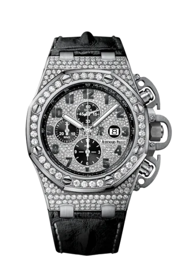Royal Oak OffShore 26215 T3 White Gold / Diamond