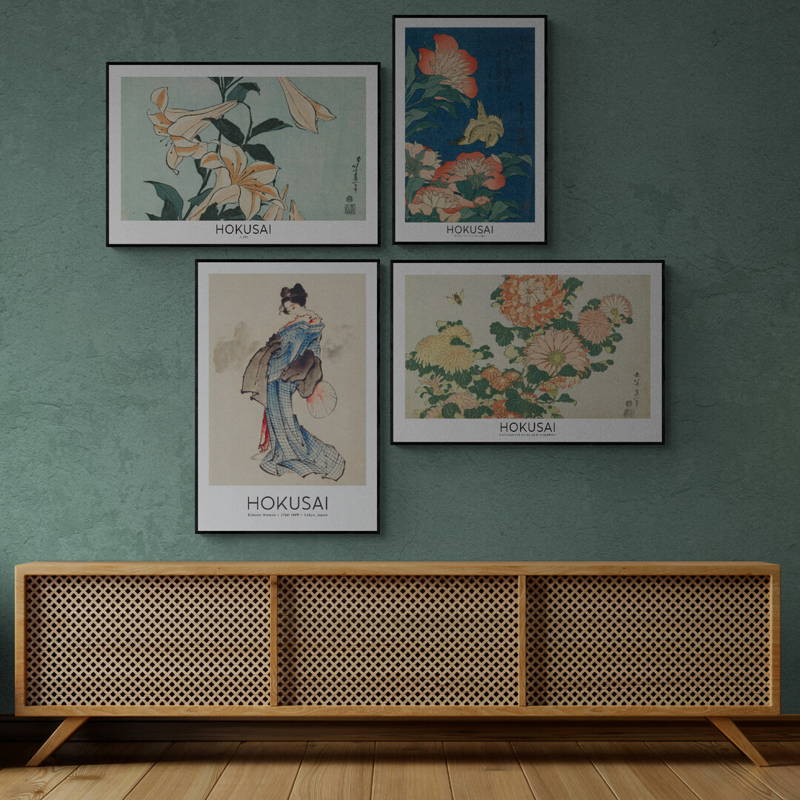 Hokusai posters